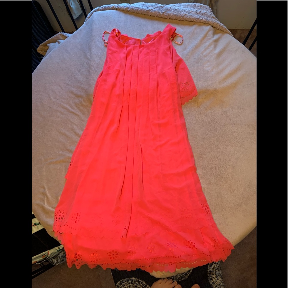 Coral dress